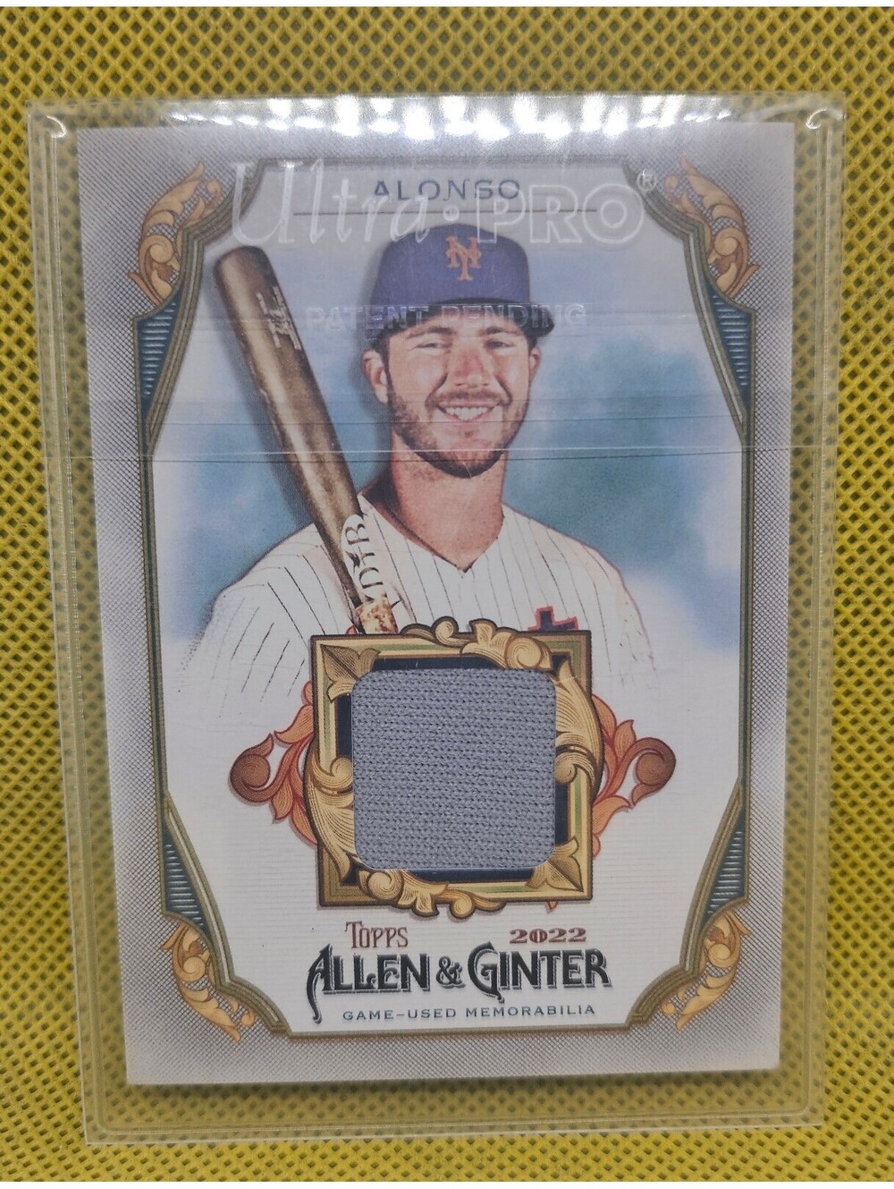 Pete Alonso 2022 Topps Allen & Ginter #AGRBPA Game Used Jersey Patch ~ Mets
